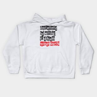 Introverted & Music-Amanda Shires Kids Hoodie